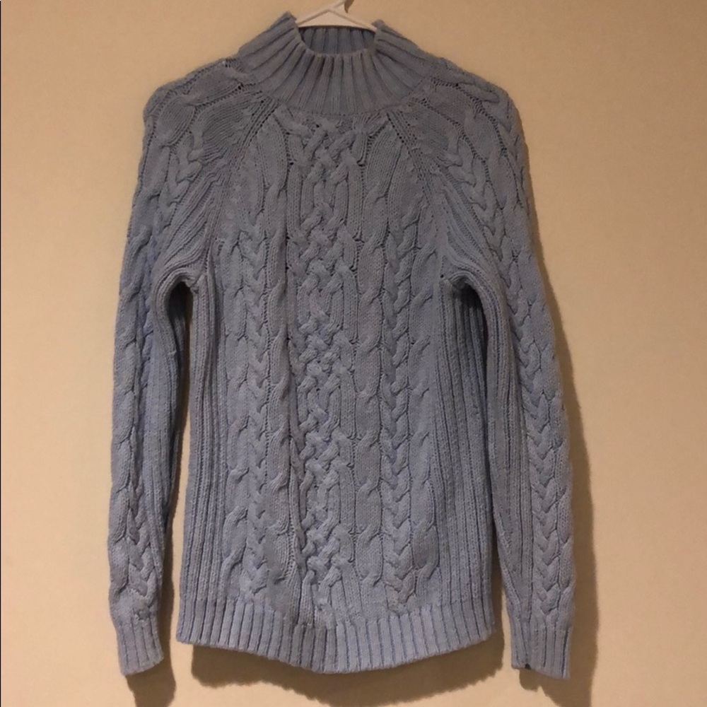 Turtleneck knit sweater